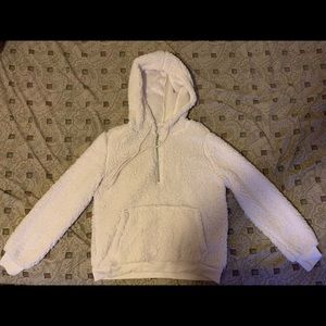 White Pullover Hoodie